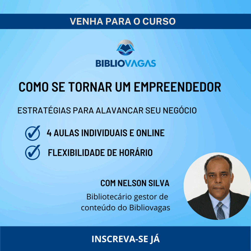 Mentoria online que ensina o Bibliotecário a montar seu Plano de Negócios
